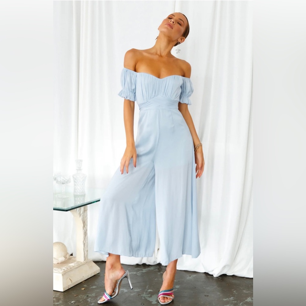 Hello Molly POUR ANOTHER ONE JUMPSUIT BLUE